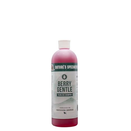 Nature's Specialties Berry Gentle Hundeshampoo - Sanftes Reinigungsshampoo für Trockene, Juckende Haut - Sanfte Gesichts und Körperreinigung - Ideal für Welpen - Beerenduft, 473ml von Nature?s Specialties Mfg