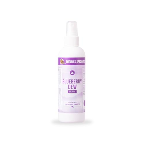 Nature's Specialties Blueberry Dew Hunde Parfüm Spray - Süß duftendes Duftspray für Hunde - Langanhaltender Hundeparfümspray - Ideal für die Anwendung nach dem Baden, 237ml von Nature?s Specialties Mfg