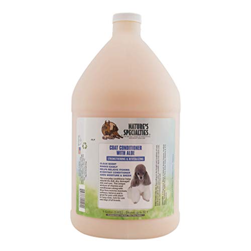 Nature's Specialties Coat Conditioner für Hunde - Spendet Feuchtigkeit & Stärkt - Stellt Trockene & Beschädigte Haut & Fell Wieder her mit Aloe Vera - Stellt Feuchtigkeit & Weichheit, 3.8L von Nature?s Specialties Mfg