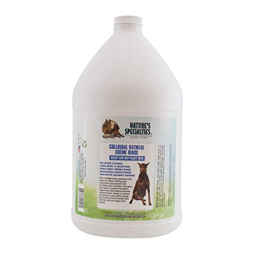 Nature's Specialties Colloidal Oatmeal Creme Rinse Conditioner für Hunde - Medizinische Pflegespülung - Lindert Juckende und Gereizte Haut - Spendet Körper und Feuchtigkeit, 3.8L von Nature?s Specialties Mfg