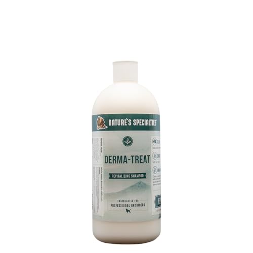 Nature's Specialties Derma-Treat Hundeshampoo - Natürliches Medizinisches Shampoo für Juckende Haut - Enthält Teebaumöl zur Beruhigung von Hautirritationen - Lindert Juckende Haut, 946ml von Nature?s Specialties Mfg