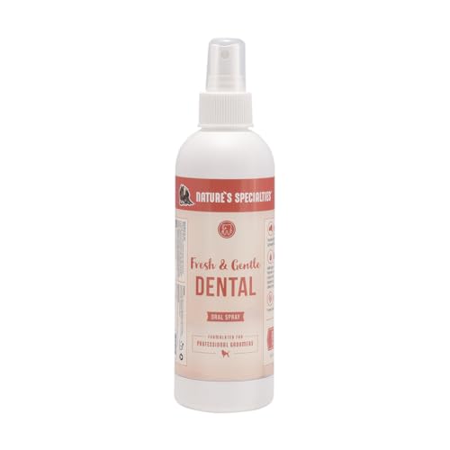 Nature's Specialties Fresh & Gentle Dental Spray für Hunde - Zahnpflege für Hunde - Mundspray mit Minzgeschmack für Haustiere - Hilft bei der Bekämpfung von Bakterien & Mundgeruch, 236ml von Nature?s Specialties Mfg