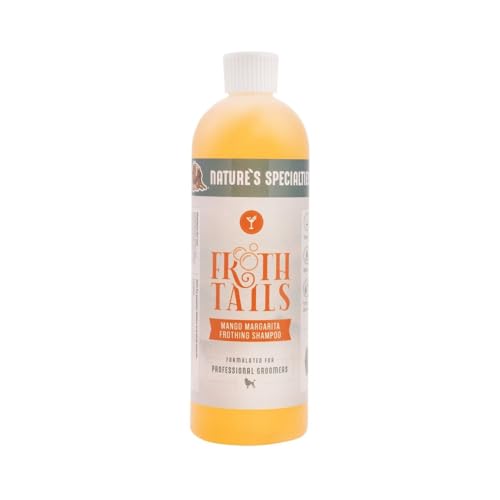 Nature's Specialties Froth Tails Mango Margarita Hundeshampoo - Tiefenreinigende Formel - 50:1 Verdünnung - Reinigt & Spendet Feuchtigkeit - Angereichert mit Oliven & Avocadoöl, 473ml von Nature?s Specialties Mfg