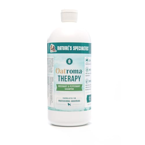 Nature's Specialties Oatroma-Therapy Rosemary & Peppermint Hundeshampoo - Shampoo für Juckende Haut - Sanfte Reinigung - Verleiht dem Fell Schönen Glanz & Geschmeidigkeit, 946ml von Nature?s Specialties Mfg