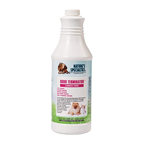 Nature's Specialties Odor Terminator Hundespray - Desodorierungsspray für Hunde - Beseitigt Haustiergerüche - Perfekt für Haustiere und Bettzeug - Vor & Nach dem Baden Verwenden, 946ml von Nature?s Specialties Mfg