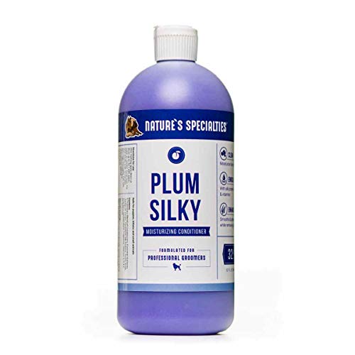 Nature's Specialties Plum Silky Conditioner für Hunde - Revitalisiert das Fell mit Seidenproteinen, Keratin und Vitaminen - Befeuchtet & Macht das Fell des Hundes Weich, 946ml von Nature?s Specialties Mfg