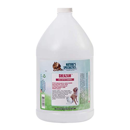 Nature's Specialties Sheazam Shea Butter Hundeshampoo - Sensitiv-Shampoo für Juckende Haut - Beruhigt Sanft - Repariert & Fördert das Haarwachstum - Spendet Feuchtigkeit & Entwirrt, 3.8L von Nature?s Specialties Mfg