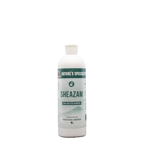 Nature's Specialties Sheazam Shea Butter Hundeshampoo - Sensitiv-Shampoo für Juckende Haut - Beruhigt Sanft - Repariert & Fördert das Haarwachstum - Spendet Feuchtigkeit & Entwirrt, 473ml von Nature?s Specialties Mfg