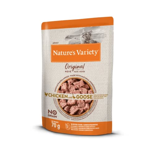 NATURE'S VARIETY ORIGINAL FEUCHTIGE Katze GEHÄHNCHEN UND Gans 70 g von Nature's Variety