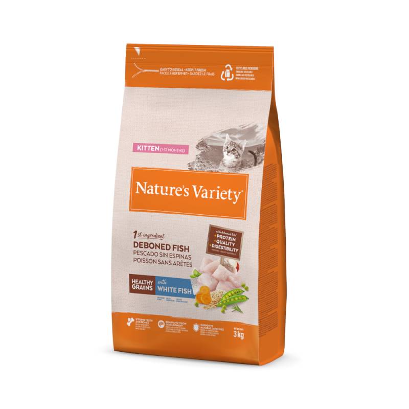 Nature's Variety Healthy Grains Kitten Weißfisch - 3 kg von Nature’s Variety