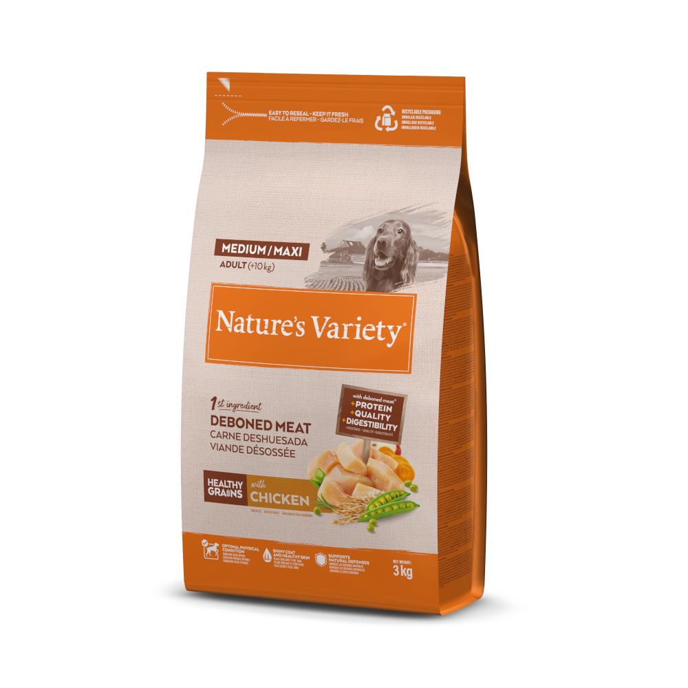 Nature's Variety Healthy Grains Medium/Maxi Adult Huhn - 3 kg von Nature’s Variety