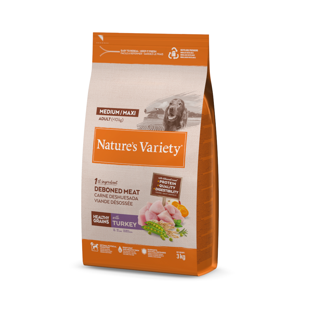 Nature's Variety Healthy Grains Adult Medium/Maxi Truthahn - 3 kg von Nature’s Variety