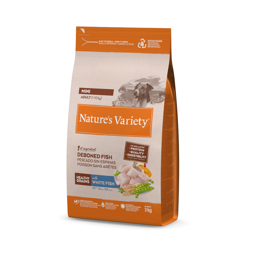 Nature's Variety Healthy Grains Mini Adult Weißfisch - 3 kg von Nature’s Variety