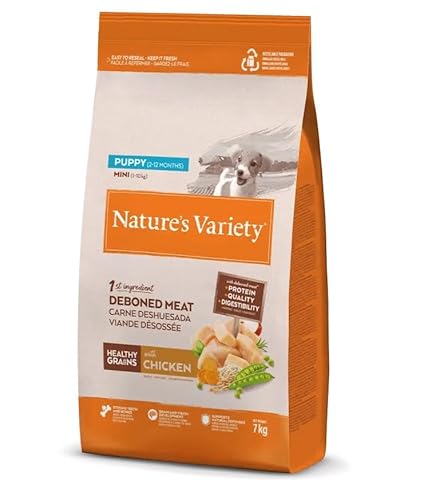 Nature's Variety Healthy Grains Mini Junior Hundefutter mit Huhn ohne Knochen, 1,5 kg von Nature's Variety