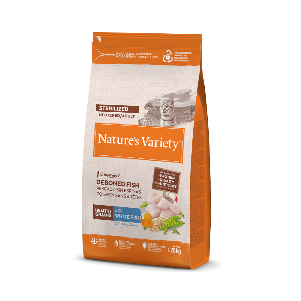 Nature's Variety Healthy Grains Sterilized Weißfisch - 1,25 kg von Nature’s Variety