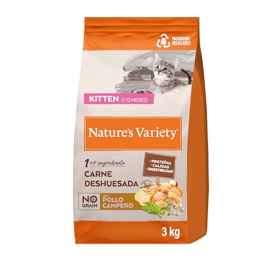 Nature's Variety No Grain – Trockenfutter für Katzen/Kitten, sterilisiert – Huhn – 3 kg von Nature's Variety