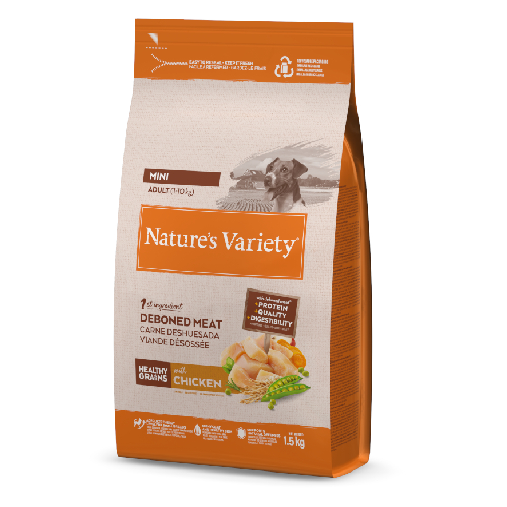 Nature's Variety Healthy Grains Adult Mini Huhn - 1,5 kg von Nature’s Variety