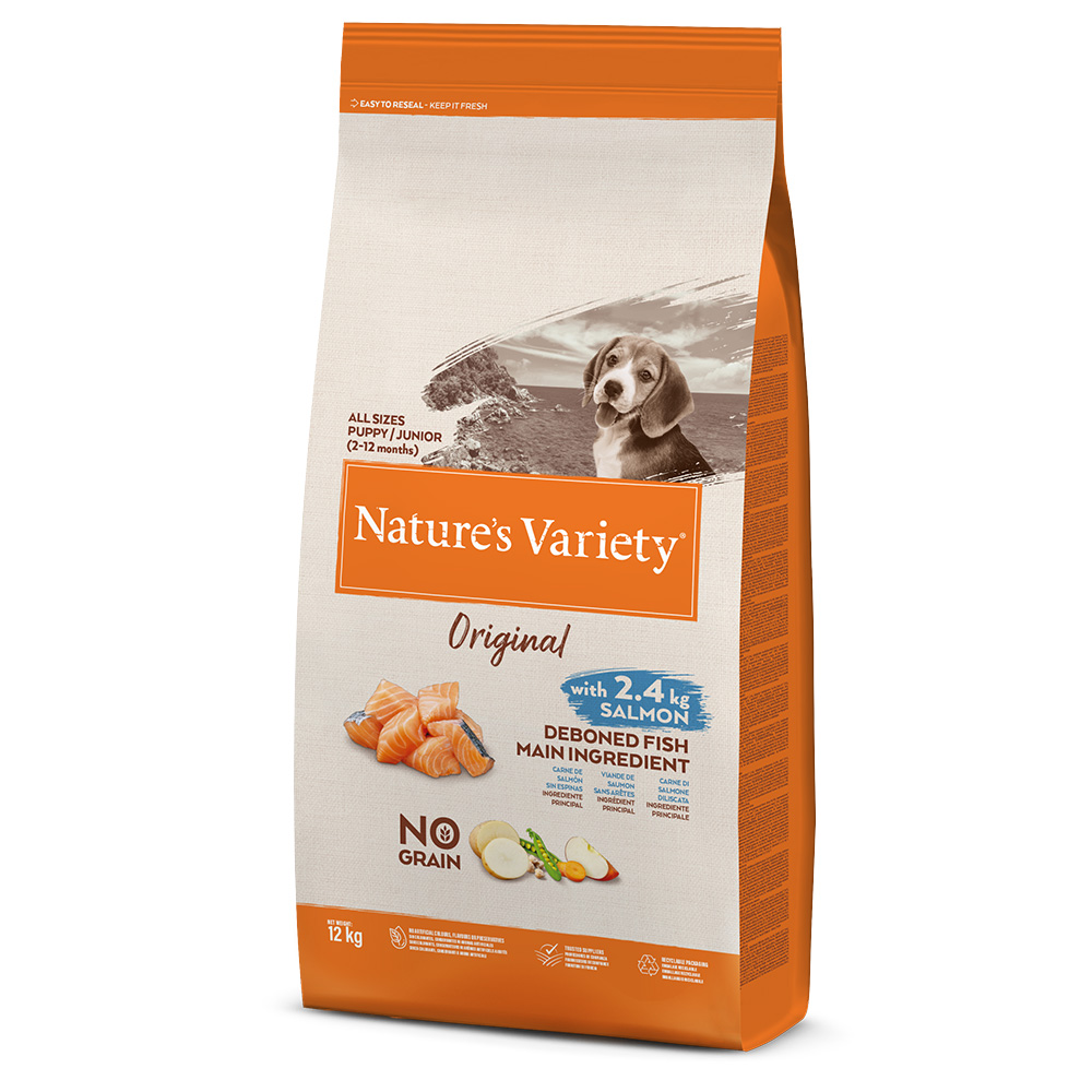 Nature's Variety Original No Grain Junior Lachs - 12 kg von Nature’s Variety