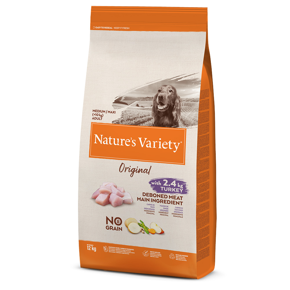 Nature's Variety Original No Grain Medium/Maxi Adult Truthahn - 12 kg von Nature’s Variety