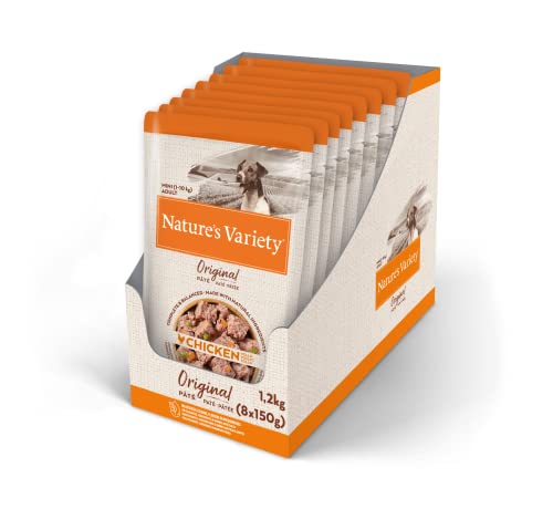 Nature's Variety Original No Grain - Naschkatzen für ausgewachsene Hunde Mini mit Huhn - Box 8 x 150 g von Nature's Variety