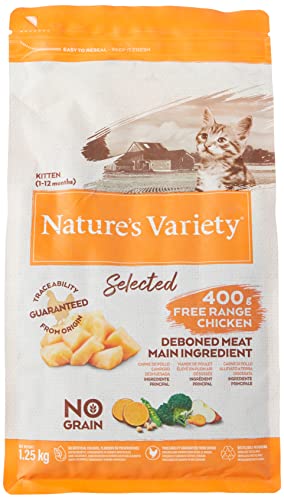 Nature's Variety Selected Katzenfutter Junior, getreidefrei, mit Camper-Hühnchen ohne Knochen, 1,25 kg von Nature's Variety