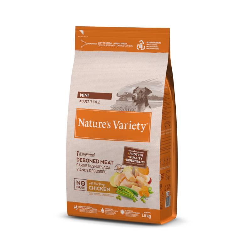 Nature's Variety No Grain Adult Mini Freilandhuhn - 1,5 kg von Nature’s Variety