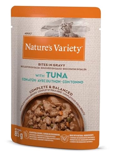 Nature's Variety Snacks in Sauce Nassfutter für Katzen mit Thunfisch: 85 g von Nature's Variety