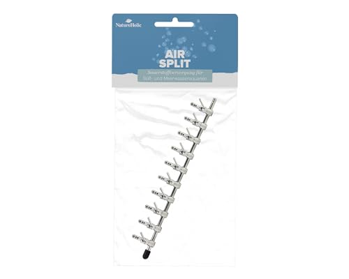 NatureHolic Air Split - Effektive Luftverteilung fürs Aquarium | Für optimale Sauerstoffversorgung in kleinen & großen Aquarien & Aquarienanlagen | Schlauchgröße 4/6 mm | 10 Ausgänge von NatureHolic