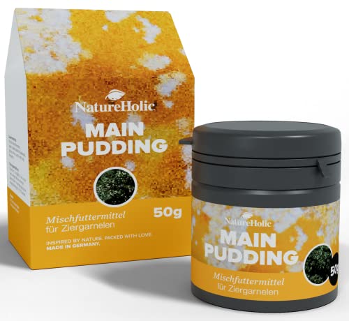 NatureHolic - MainPudding Garnelenfutter I Alleinfuttermittel für Wirbellose I beliebte weiche Konsistenz I schonend hergestellt I 50ml von NatureHolic