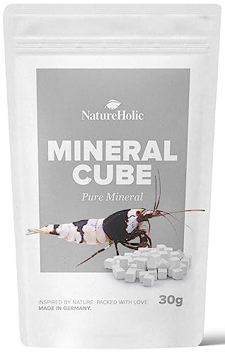 NatureHolic - MineralCube Pure Mineral I zur Mineralstoffversorgung I für alle Wirbellosen im Süßwasser I belasten das Wasser Nicht I bedarfsgerechte Versorgung I 47ml von NatureHolic