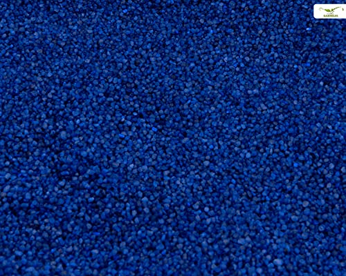 NatureHolic Nanokies - geeignet für Nano-Cube - toller Blauton - für alle Aquarienbewohner - wasserneutraler Nanokies - Körnung: 1,3-2mm - Blau - 2 kg von NatureHolic