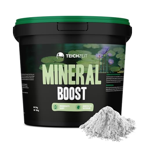 Teichzeit Mineral Boost | Pflege für Fischteich und Gartenteich | Sorgt für natürliches & biotopgerechtes Gleichgewicht im Teichwasser | 10kg von NatureHolic