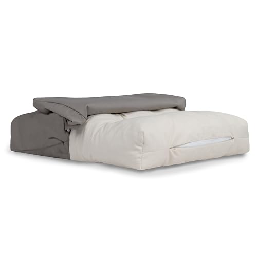 Naturepedic Organic Pet Bed Cover - Waschbarer wasserdichter Matratzenschoner - Abnehmbarer Bezug für Hunde- und Katzenbett - X-Large von Naturepedic