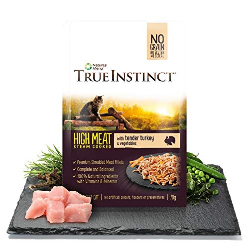 NATURES - True Instinct Tender Turkey Fillets for Cats - 12x70g - EU/UK von Natures Menu