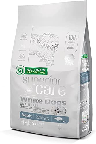 NATURE'S PROTECTION SUPERIOR CARE WHITE DOG GF WHITE FISH ADULT SMALL BREED. 1,5KG von Natures Protection