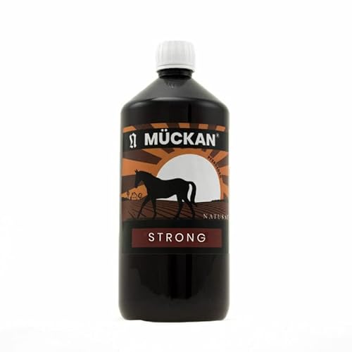 Natusat Mückan Strong Spray - Desodorierender Schutz zur Hautpflege für Pferde (1000 ml) (Vorher Mückan Bremse) von Natusat