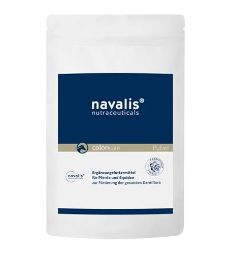 Navalis coloncare Horse Pulver | 1,2 kg | Ergänzungsfuttermittel für Pferde | Zur Unterstützung und Anregung der Verdauung | Kann bei Magen-Darm-Störungen angewendet Werden von Navalis