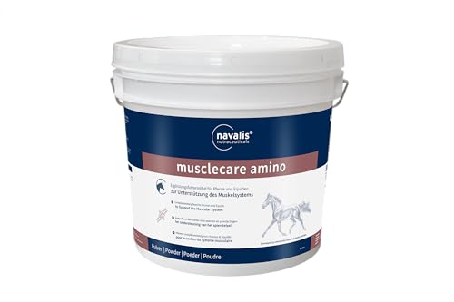 Navalis musclecare Amino | 1,8 kg | Ergänzungsfuttermittel für Pferde und Equiden | Zur Unterstützung des Muskelsystems | Könnte Proteinmangel & Leistungsabfall ausgleichen von Navalis