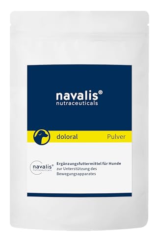 navalis doloral Dog Pulver | 160 g | Ergänzungsfuttermittel für Hunde | Zur Unterstützung von akuten und chronischen Gelenkproblemen | Zur Anregung des Gelenkstoffwechsels von Navalis