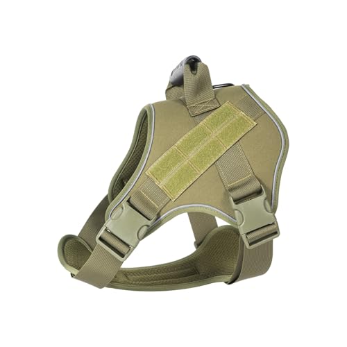 Bequemes Hundegeschirr, taktisches Design, Weste, verstellbarer Riemen, sichere Kontrolle für tägliche Spaziergänge, Wandern, Camping, Outdoor Bequemes Hundegeschirr, taktisches Design, Weste, verstellbarer Riemen, sichere Kontrolle für tägliche Spaziergänge, Wandern, Camping, Outdoor von Navna