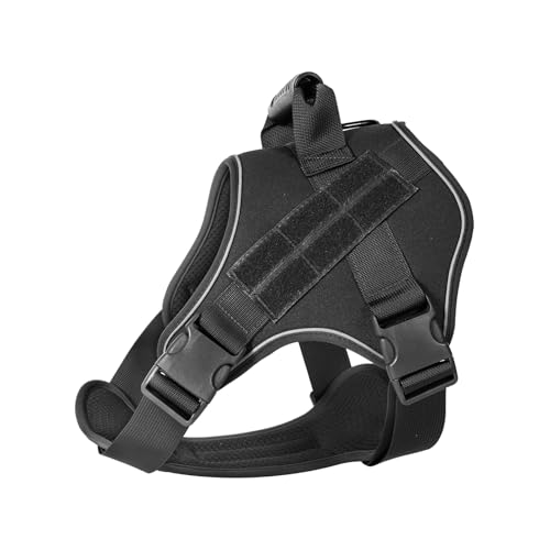 Bequemes Hundegeschirr, taktisches Design, Weste, verstellbarer Riemen, sichere Kontrolle für tägliche Spaziergänge, Wandern, Camping, Outdoor Bequemes Hundegeschirr, taktisches Design, Weste, verstellbarer Riemen, sichere Kontrolle für tägliche Spaziergänge, Wandern, Camping, Outdoor von Navna