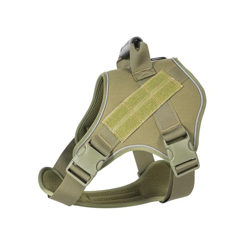Bequemes Hundegeschirr, taktisches Design, Weste, verstellbarer Riemen, sichere Kontrolle für tägliche Spaziergänge, Wandern, Camping, Outdoor Bequemes Hundegeschirr, taktisches Design, Weste, verstellbarer Riemen, sichere Kontrolle für tägliche Spaziergänge, Wandern, Camping, Outdoor von Navna
