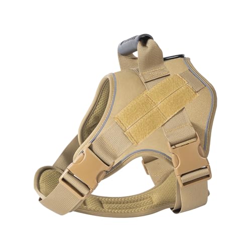 Bequemes Hundegeschirr, taktisches Design, Weste, verstellbarer Riemen, sichere Kontrolle für tägliche Spaziergänge, Wandern, Camping, Outdoor Bequemes Hundegeschirr, taktisches Design, Weste, verstellbarer Riemen, sichere Kontrolle für tägliche Spaziergänge, Wandern, Camping, Outdoor von Navna