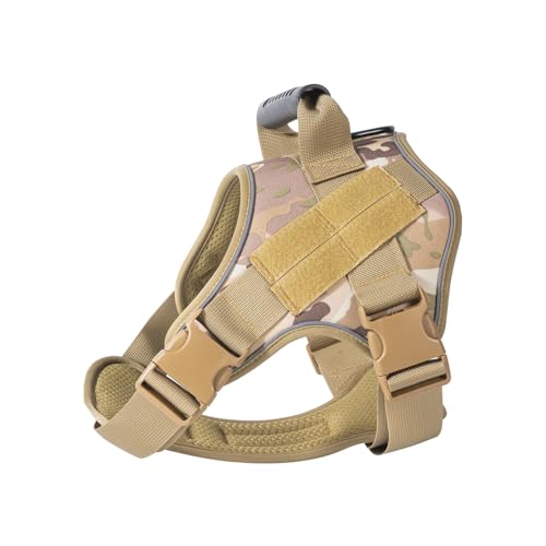 Bequemes Hundegeschirr, taktisches Design, Weste, verstellbarer Riemen, sichere Kontrolle für tägliche Spaziergänge, Wandern, Camping, Outdoor Bequemes Hundegeschirr, taktisches Design, Weste, verstellbarer Riemen, sichere Kontrolle für tägliche Spaziergänge, Wandern, Camping, Outdoor von Navna