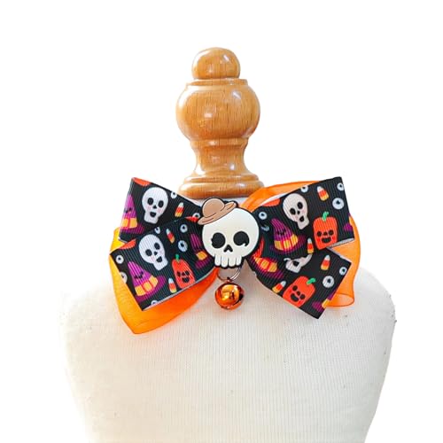 Halloween-Themen-Halszubehör für Hunde und Katzen, belüftet, verstellbar, mit reflektierendem Rand, Party-Dekoration, reflektierende Streifen, Hundehalsband Halloween-Themen-Halszubehör für Hunde und Katzen, belüftet, verstellbar, mit reflektierendem Rand, Party-Dekoration, reflektierende Streifen, Hundehalsband von Navna