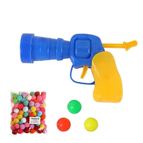 Navna Set mit 100 ruhigen Spielzeugbällen für Katzentraining Pompons Haustier Trainingsbedarf Bunte Pompons Jagd geräuschlose Bälle Katzenspielzeug Bälle Bulk von Navna