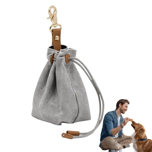 Nbbwwu Hundevergnügen Beutel, Welpen -Trainingstasche,Outdoor -Hunde Walking -Bag mit Gürtelclip | Welpen -Lebensmittelhaltertasche für Outdoor, Camping, Garten, Park von Nbbwwu