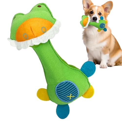Nbbwwu Quietschendes Spielzeug für Hunde – Gefülltes Quietschspielzeug, weiches Quietschspielzeug, interaktives Hundespielzeug, Plüsch-Affe, Hirsch, verbessert den Spaß und die Zahnreinigung von Nbbwwu