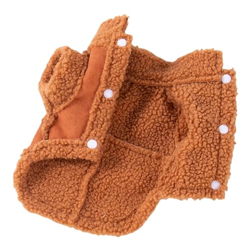 Nbbwwu Winterpullover für Hunde, warme Hundekleidung - Winterwarme Weste für kleine Hunde - Flauschige Hundekleidung, warm, weich, gemütlich, leicht, Hundepullover für kleine, mittelgroße und große von Nbbwwu