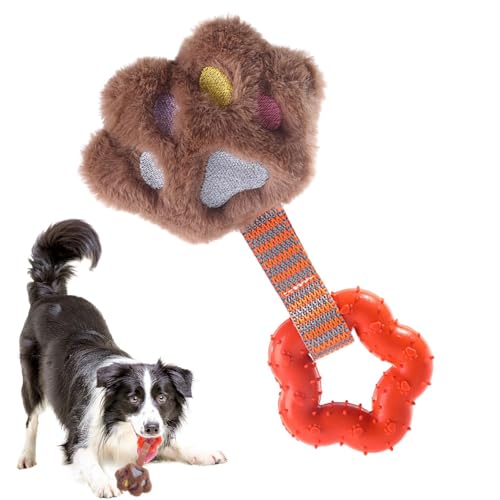 Kauspielzeug für Hunde, Kauspielzeug für Hunde - Quietschspielzeug, kaubeständiges Plüsch-Kauspielzeug - Weiches Haustierspielzeug, Hundezubehör für kleine und mittelgroße Hunde, für Zuhause, Tierhand von Nbhuiakl